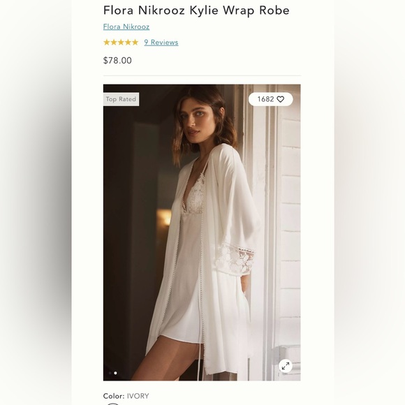 Flora Nikrooz Kylie Wrap Robe - Picture 1 of 2